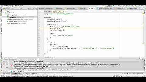 MinSdkVersion 11 cannot be smaller than version 14 || 2018 || Solved