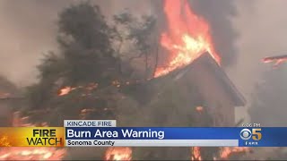 Health Office Issues Warning To Kincade Fire Victims Returning To Burn Area