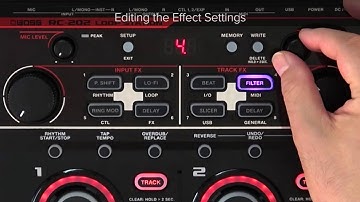 RC-202 Quick Start chapter7 : Editing the Effect Sound