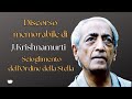 Discorso memorabile di J.Krishnamurti - Scioglimento dell'Ordine della Stella