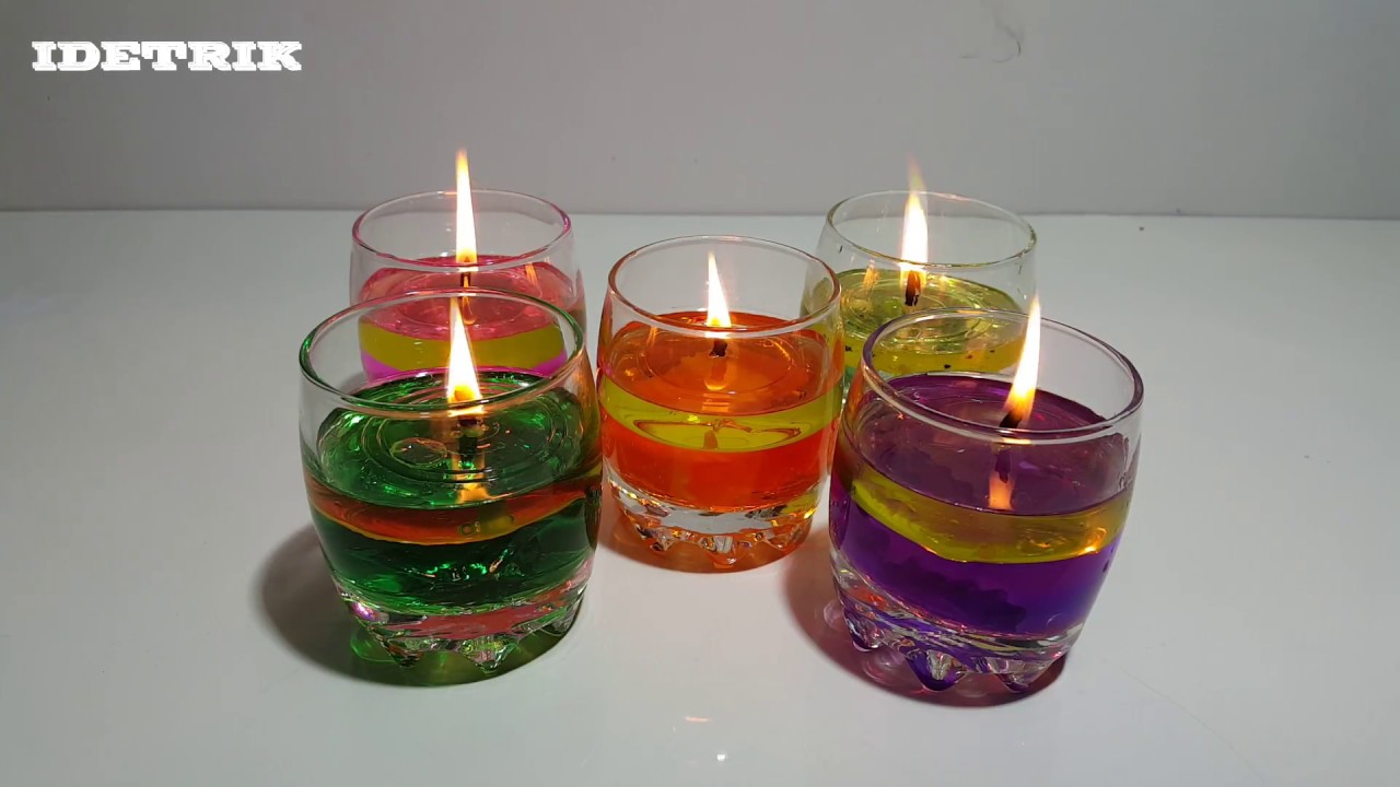 Cara Membuat Lilin Air Cantik - Youtube