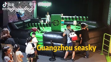 Inflatable wipeout game, meltdown game