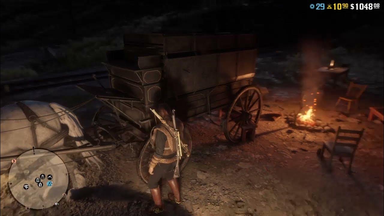 My Camp spawned in a Bounty Wagon? RDO YouTube