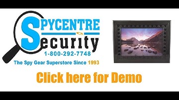 720P Picture Frame Hidden Camera With IR - Review