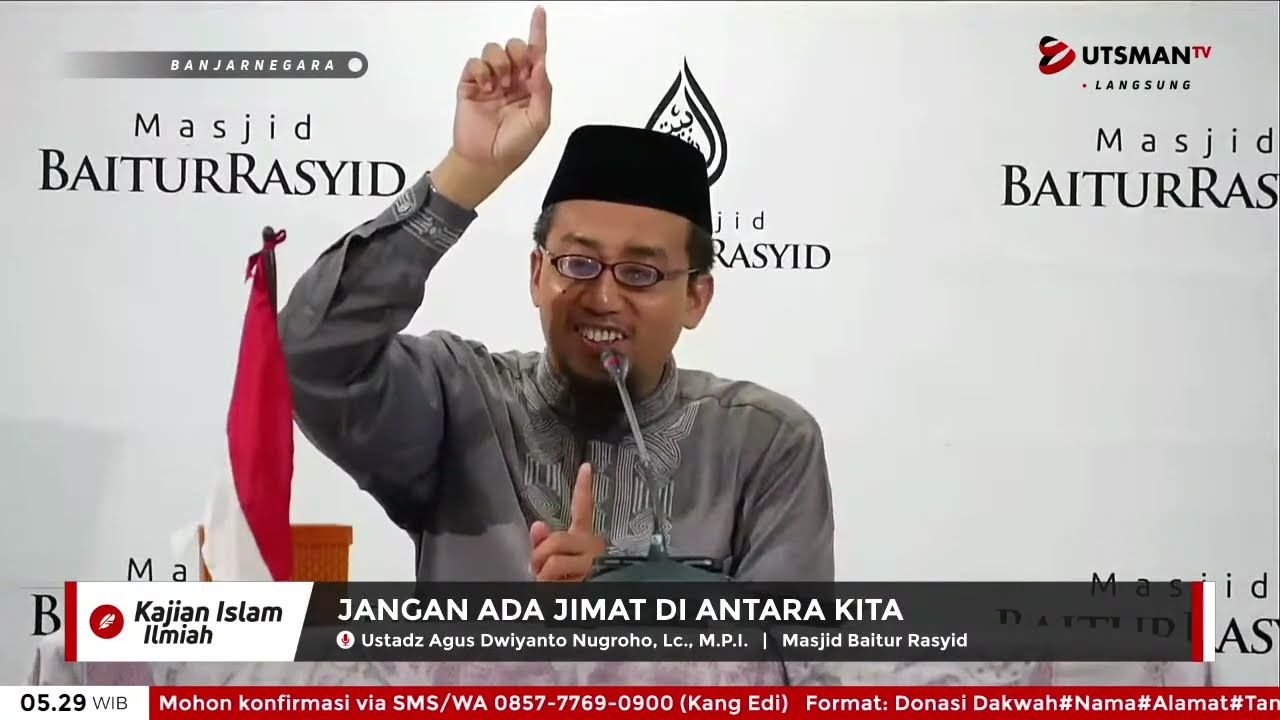 ⁣LIVE Jangan Ada Jimat di Antara Kita - Ust. Agus Dwiyanto Nugroho, Lc., M.P.I.