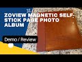 ZOVIEW Magnetic Self-Stick Page Photo Album, Family Album, Leather Review