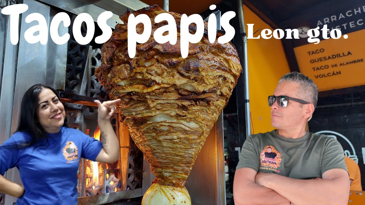 🔥Probando los Tacos papis⚠️🛑 en leon gto. retacados de carne. 🌮🥩 YouTube