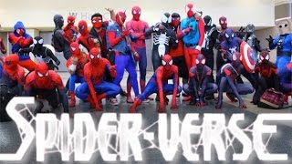 SpiderMan: SPIDERVERSE Takes Over MEGACON! EPIC FLASH MOB INVASION FUNNY