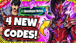 4 NEW CODES & DEV UPDATE! NEW BOSSES & CONTENT CHANGES COMING! [Solo Leveling: Arise]