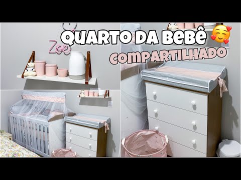 Tour pelo Quarto Compartilhado da Bebê ❤ | Camila Ester.