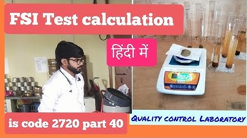fsi calculation( Free sweeling index#FSI#calculation#soil