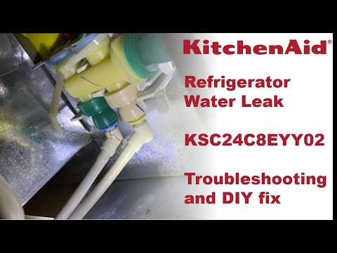 KitchenAid Refrigerator Water Leak Troubleshooting - YouTube