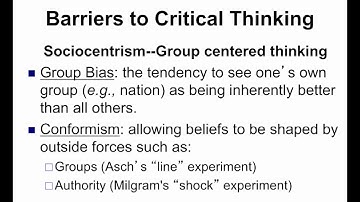 Critical Thinking Ch 1