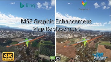 FS 2020 - Google and Bing Map Comparison  in Annemasse and Geneva  areas