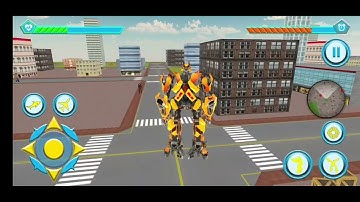 Transforming Robot Shark Game - Android Gameplay