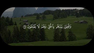 الزمر الآيه -69 القارئ : #علي_جابر