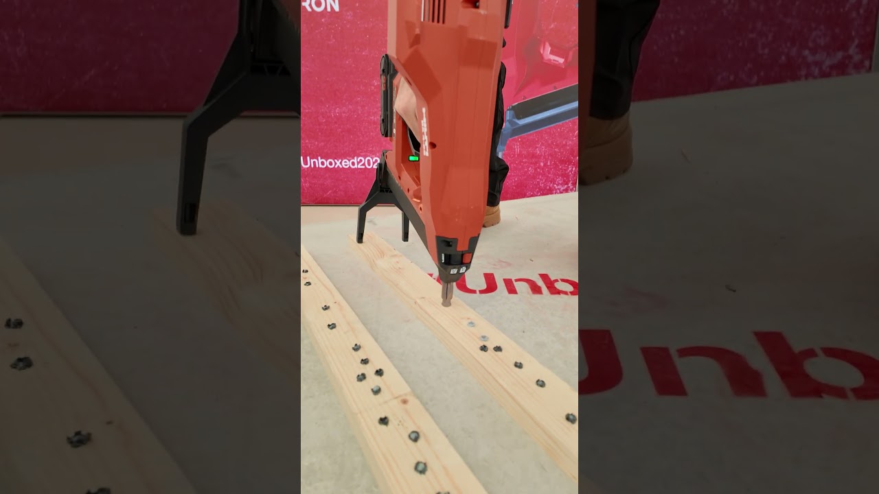 НОВЫЙ аккумуляторный гвоздезабивной пистолет HILTI NURON BX 4-22. 