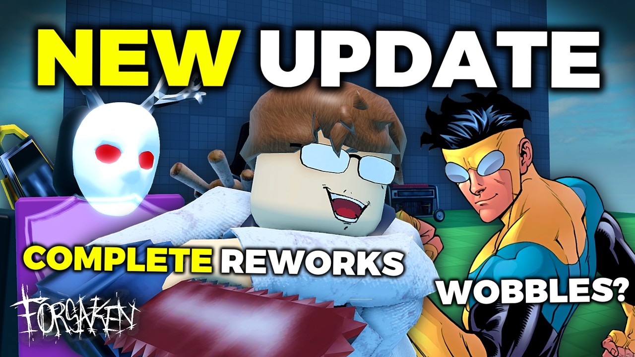 EVERYTHING NEW In The 4.1.8 Patch! (Slasher Skin Reworks, New Emotes, etc) | Roblox Forsaken