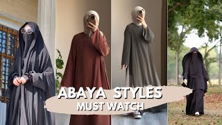Trendy Abaya Styles | Beautiful and Elegant abaya collection | latest abaya collection| Modern Abaya
