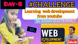 |Day 8 | Web Development Challenge: CSS Float & Position+Resume #challenge #studyvlog