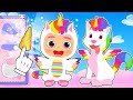 ALEX and MAX dress up as Magic Unicorns 🦄🌈 Cartoons for kids