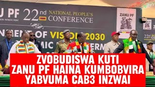 Zvobudiswa Kuti Zanu Pf Haina Kumbobvira Yabvuma Cab3 Inzwai