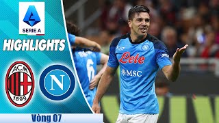 Highlights AC MILAN - NAPOLI: Cay đắng phản lưới, chễm trệ chiếm ngôi đầu.