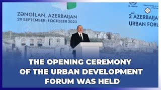 The 2nd Azerbaijan National Urban Forum was held in Zangilan Resimi