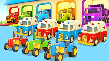 Die Helfer Autos. Das beste Rettungsteam der Welt. 4 Zeichentrickfilme für Kinder am Stück