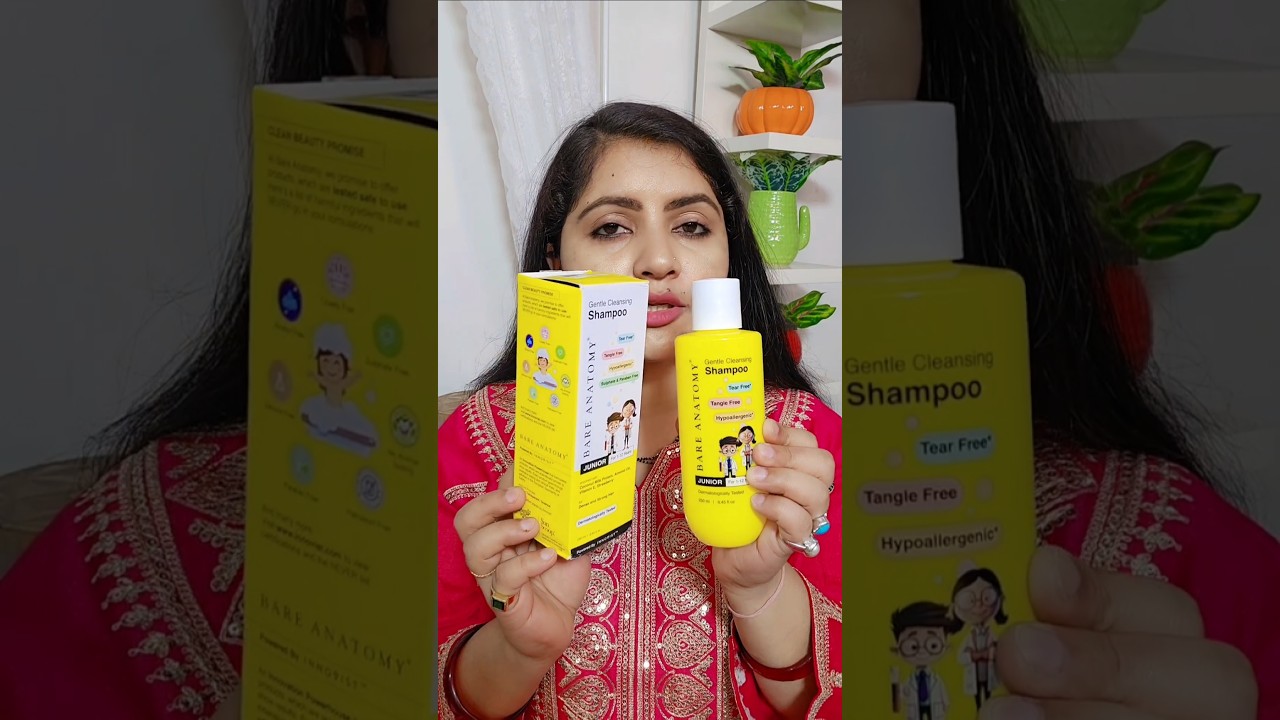 Bare anatomy gentle cleansing kids shampoo #myntrabeauty #rara #makeuptutorial #beauty #makeup