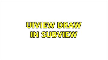 UIView draw in subview