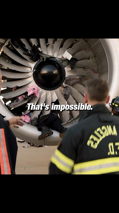 The guy got sucked into an airplane turbine, but he survived😱 #movie #series