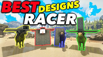 Racer Builds To Raid Bases Without Soaking Turrets | Hatchframe Racer Design | Ark Survival Evolved