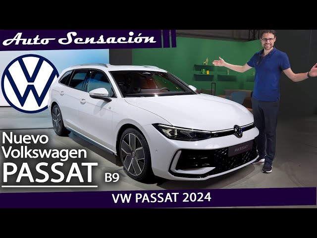 Presentación Volkswagen Passat 2024 . El Nuevo Passat B9 quiere ser un  coche de lujo. 