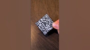 3D printed QR Code