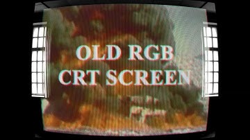 OLD RGB CRT Screen for After Effects