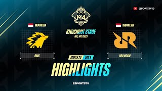 Onic vs RRQ Hoshi M4 World Championship | RRQ Hoshi vs Onic All Game Highlights ESPORTSTV