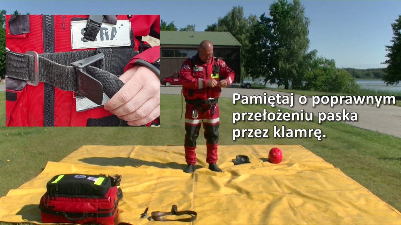 Ubieranie suchego skafandra