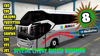 🔰Best 8 Livery Bus BUDIMAN ‼️Free Download screenshot 5