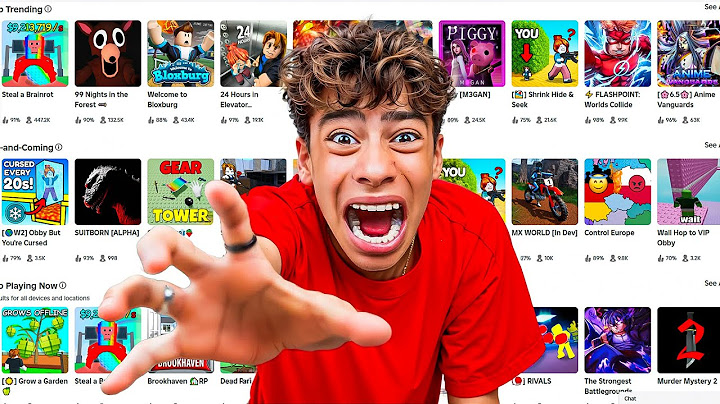 TRYING EVERY ROBLOX GAME IN ONE VIDEO! | Royalty Gaming