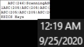 Scanner Archive 00:07-15:32 9/25/20