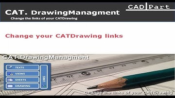 CATIA V5| Change link | CAT.DrawingManagment