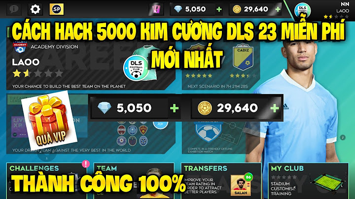 Hướng dẫn hack dream league soccer 2023 iphone