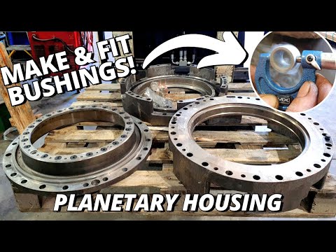 Repair CAT 785 Haul Truck Planetary Housing | Make & Freeze Fit Bushings