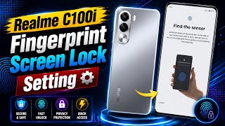 How To Realme C100i Fingerprint Screen Lock Setting || Realme RMX5377 Finger Lock Setting || 2026 screenshot 2