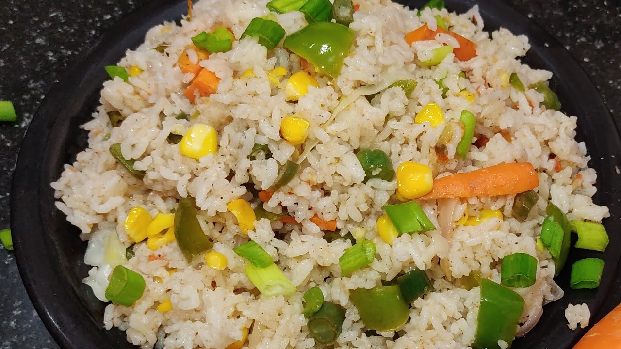 No Sauce Veg Fried Rice recipe 👌👌😋 సాసులు ఏవి వాడకుండా రుచికరమైన veg