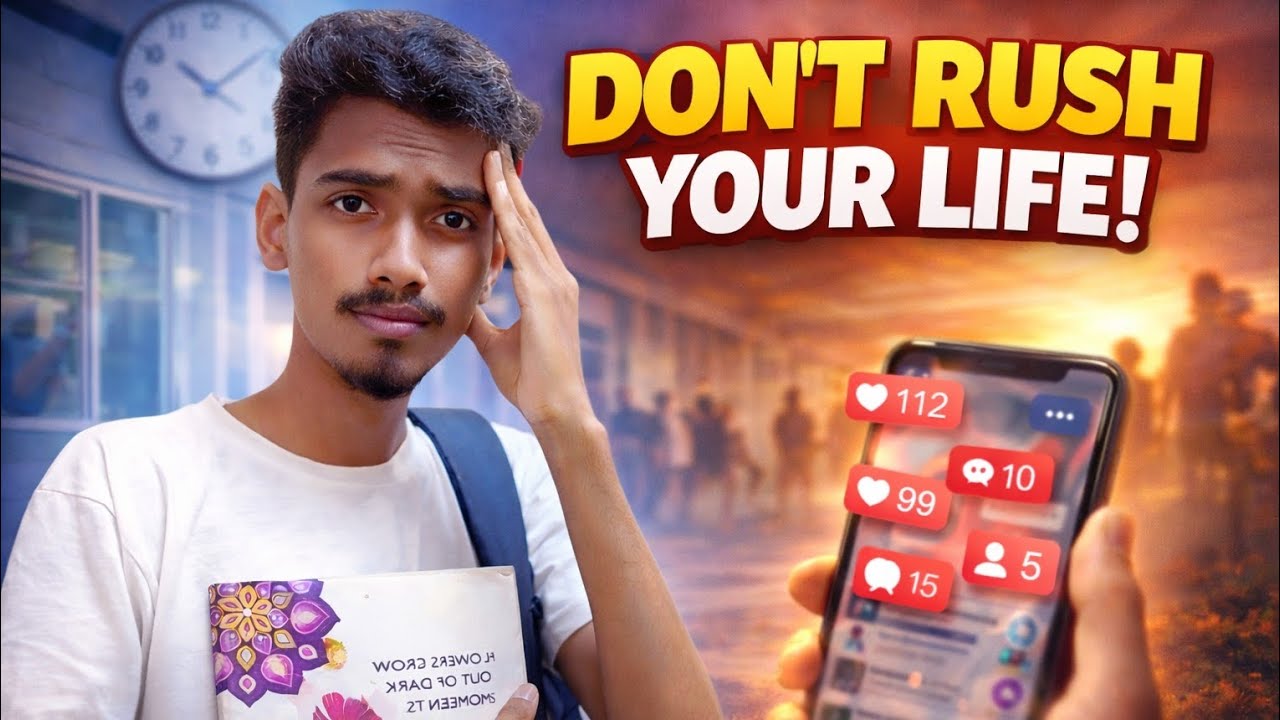 👉 Don’t Rush Your Life ⏳📱 | Social Media Pressure & Teen Peace 