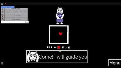 Roblox -  Undertale (WIP) Episode 1