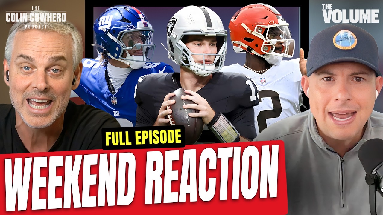 NFL Preseason Reaction: Browns-Bears, Raiders-Mendoza, Dart-Giants, Rams-Ty Simpson | Colin Cowherd