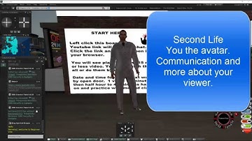 Second life SL  Communicating in second life Video 2